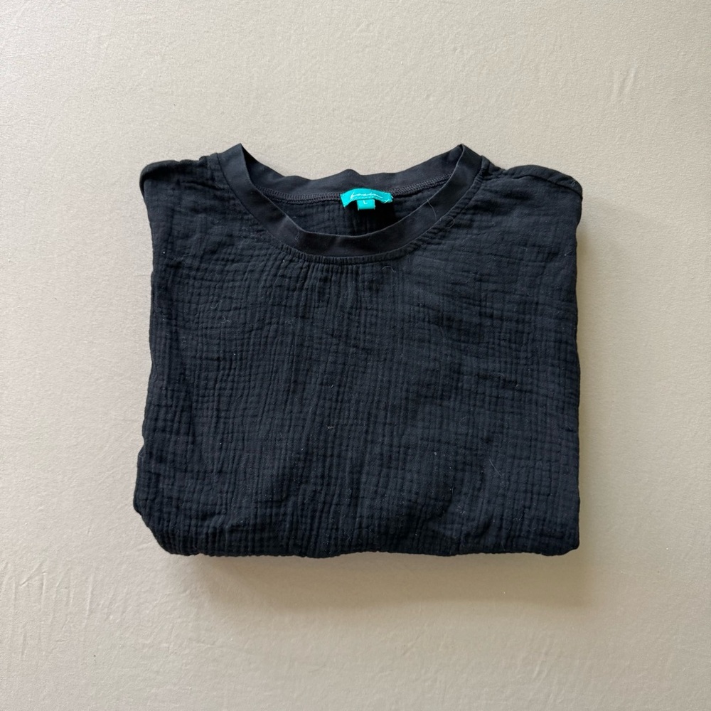 Basix Cotton Gauze Muslin Long Sleeve Tee